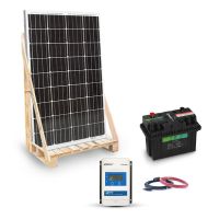 Kit solaire 130Wc 12V autonome Lithium 1.2kWh Pylontech - Epever - Victron