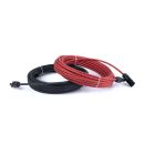 2x10m Kabel przedłużający do paneli słonecznych 6mm2 - MC4 - (Czarny - Czerwony)